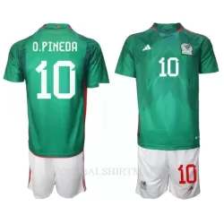 Mexico Orbelin Pineda 10 Tenue Kind Thuis WK 2022 Mexico Orbelin Pineda 10 Tenue Kind Thuis WK 2022