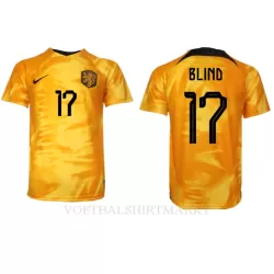 Nederland Daley Blind 17 Shirt Heren Thuis WK 2022 Nederland Daley Blind 17 Shirt Heren Thuis WK 2022