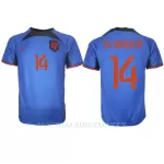 Nederland Davy Klaassen 14 Shirt Heren Uit WK 2022