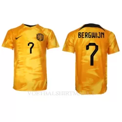 Nederland Steven Bergwijn 7 Shirt Heren Thuis WK 2022 Nederland Steven Bergwijn 7 Shirt Heren Thuis WK 2022