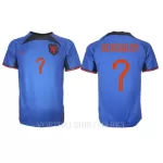 Nederland Steven Bergwijn 7 Shirt Heren Uit WK 2022