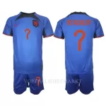 Nederland Steven Bergwijn 7 Tenue Kind Uit WK 2022