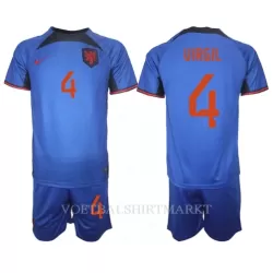 Nederland Virgil van Dijk 4 Tenue Kind Uit WK 2022 Nederland Virgil van Dijk 4 Tenue Kind Uit WK 2022