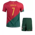 Portugal Cristiano Ronaldo 7 Tenue Kind Thuis WK 2022