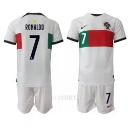 Portugal Cristiano Ronaldo 7 Tenue Kind Uit WK 2022 Portugal Cristiano Ronaldo 7 Tenue Kind Uit WK 2022