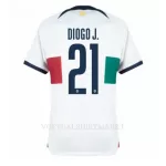 Portugal Diogo Jota 21 Shirt Heren Uit WK 2022