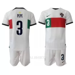 Portugal Pepe 3 Tenue Kind Uit WK 2022 Portugal Pepe 3 Tenue Kind Uit WK 2022