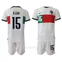 Portugal Rafael Leao 15 Tenue Kind Uit WK 2022 Portugal Rafael Leao 15 Tenue Kind Uit WK 2022