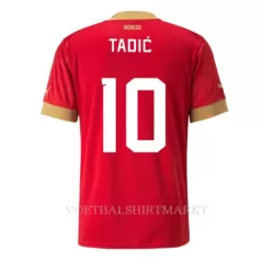 Servië Dusan Tadic 10 Shirt Heren Thuis WK 2022 Servië Dusan Tadic 10 Shirt Heren Thuis WK 2022