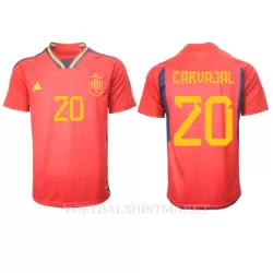Spanje Daniel Carvajal 20 Shirt Heren Thuis WK 2022 Spanje Daniel Carvajal 20 Shirt Heren Thuis WK 2022