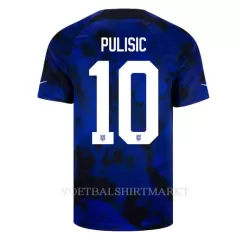 USA Christian Pulisic 10 Shirt Heren Uit WK 2022 USA Christian Pulisic 10 Shirt Heren Uit WK 2022