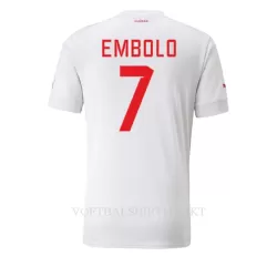 Zwitserland Breel Embolo 7 Shirt Heren Uit WK 2022 Zwitserland Breel Embolo 7 Shirt Heren Uit WK 2022