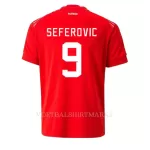 Zwitserland Haris Seferovic 9 Shirt Heren Thuis WK 2022