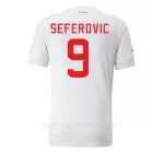 Zwitserland Haris Seferovic 9 Shirt Heren Uit WK 2022