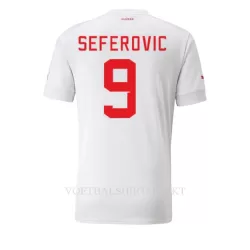 Zwitserland Haris Seferovic 9 Shirt Heren Uit WK 2022 Zwitserland Haris Seferovic 9 Shirt Heren Uit WK 2022