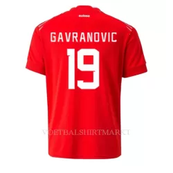 Zwitserland Mario Gavranovic 19 Shirt Heren Thuis WK 2022 Zwitserland Mario Gavranovic 19 Shirt Heren Thuis WK 2022