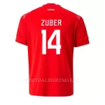 Zwitserland Steven Zuber 14 Shirt Heren Thuis WK 2022