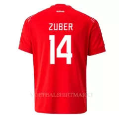 Zwitserland Steven Zuber 14 Shirt Heren Thuis WK 2022 Zwitserland Steven Zuber 14 Shirt Heren Thuis WK 2022