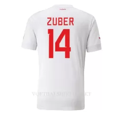 Zwitserland Steven Zuber 14 Shirt Heren Uit WK 2022 Zwitserland Steven Zuber 14 Shirt Heren Uit WK 2022