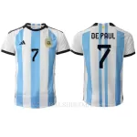 Argentinië de Paul 7 Shirt Heren Thuis WK 2022