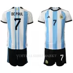 Argentinië de Paul 7 Tenue Kind Thuis WK 2022