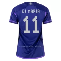 Argentinië DI MARIA 11 Shirt Dames Uit WK 2022 Argentinië DI MARIA 11 Shirt Dames Uit WK 2022