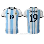 Argentinië Nicolas Otamendi 19 Shirt Heren Thuis WK 2022