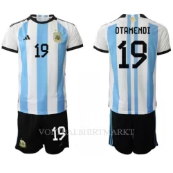 Argentinië Nicolas Otamendi 19 Tenue Kind Thuis WK 2022 Argentinië Nicolas Otamendi 19 Tenue Kind Thuis WK 2022