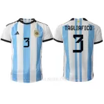 Argentinië Nicolas Tagliafico 3 Shirt Heren Thuis WK 2022