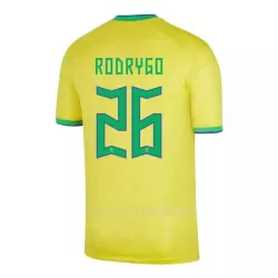 Brazilië RODRYGO 26 Shirt Heren Thuis WK 2022 Brazilië RODRYGO 26 Shirt Heren Thuis WK 2022
