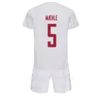 Denemarken Joakim Maehle 5 Tenue Kind Uit WK 2022