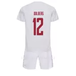 Denemarken Kasper Dolberg 12 Tenue Kind Uit WK 2022