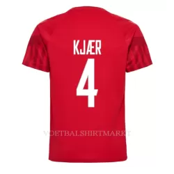 Denemarken Simon Kjaer 4 Shirt Heren Thuis WK 2022