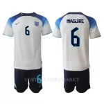 Engeland Harry Maguire 6 Tenue Kind Thuis WK 2022