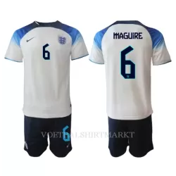 Engeland Harry Maguire 6 Tenue Kind Thuis WK 2022 Engeland Harry Maguire 6 Tenue Kind Thuis WK 2022