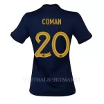Frankrijk Kingsley Coman 20 Shirt Dames Thuis WK 2022
