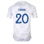 Frankrijk Kingsley Coman 20 Shirt Heren Uit WK 2022