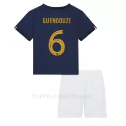 Frankrijk Matteo Guendouzi 6 Tenue Kind Thuis WK 2022 Frankrijk Matteo Guendouzi 6 Tenue Kind Thuis WK 2022