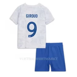 Frankrijk Olivier Giroud 9 Tenue Kind Uit WK 2022 Frankrijk Olivier Giroud 9 Tenue Kind Uit WK 2022