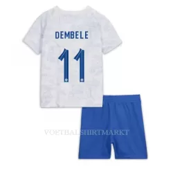Frankrijk Ousmane Dembele 11 Tenue Kind Uit WK 2022 Frankrijk Ousmane Dembele 11 Tenue Kind Uit WK 2022