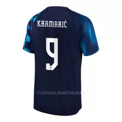 Kroatië KRAMARIC 9 Shirt Heren Uit WK 2022 Kroatië KRAMARIC 9 Shirt Heren Uit WK 2022