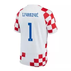Kroatië LIVAKOVIC 1 Shirt Heren Thuis WK 2022 Kroatië LIVAKOVIC 1 Shirt Heren Thuis WK 2022