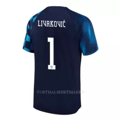 Kroatië LIVAKOVIC 1 Shirt Heren Uit WK 2022 Kroatië LIVAKOVIC 1 Shirt Heren Uit WK 2022