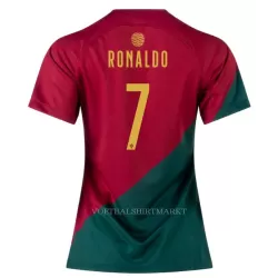Portugal Cristiano Ronaldo 7 Shirt Dames Thuis WK 2022 Portugal Cristiano Ronaldo 7 Shirt Dames Thuis WK 2022