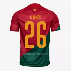 Portugal G. RAMOS 26 Shirt Heren Thuis WK 2022 Portugal G. RAMOS 26 Shirt Heren Thuis WK 2022