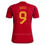 Spanje GAVI 9 Shirt Dames Thuis WK 2022
