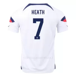 USA HEATH 7 Shirt Heren Thuis WK 2022 USA HEATH 7 Shirt Heren Thuis WK 2022