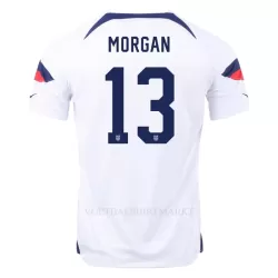 USA MORGAN 13 Shirt Heren Thuis WK 2022 USA MORGAN 13 Shirt Heren Thuis WK 2022