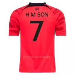 Zuid-Korea H M SON 7 Shirt Heren Thuis WK 2022 Zuid-Korea H M SON 7 Shirt Heren Thuis WK 2022