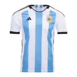 Argentinië 3 Star Shirt Heren Thuis WK 2022 Argentinië 3 Star Shirt Heren Thuis WK 2022